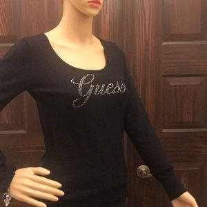 Guess open back sweater size M